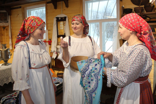В обновленном белозерском Музее этнографии прошли святочные вечера